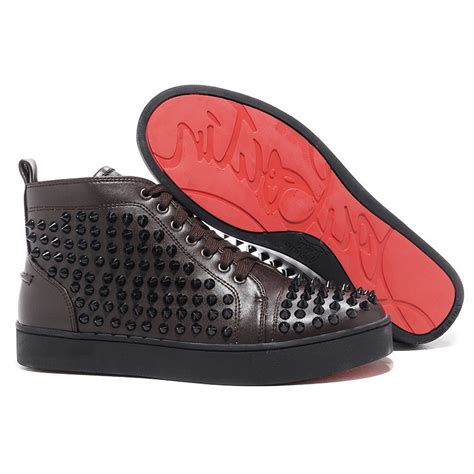 replica christian louboutin spike loafer shoes|christian louboutin spike shoes men's.